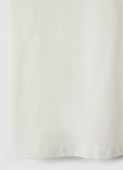 Ovs White Stretch Cotton T-Shirt With Frills For Girls