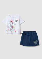 Ovs Multi-Colour Pure Cotton Regular Fit Girl'S Set With Minnie