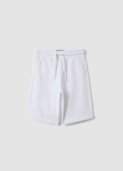 OVS White Pure Cotton Regular Fit Kids Shorts