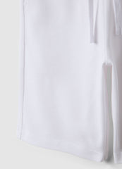 OVS White Pure Cotton Regular Fit Kids Shorts
