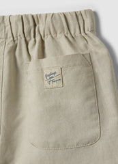 OVS Beige Linen Blend Oversized Fit Children'S Shorts