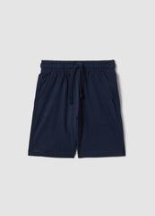 OVS Boys' Blue 100% Cotton Shorts, Regular Fit