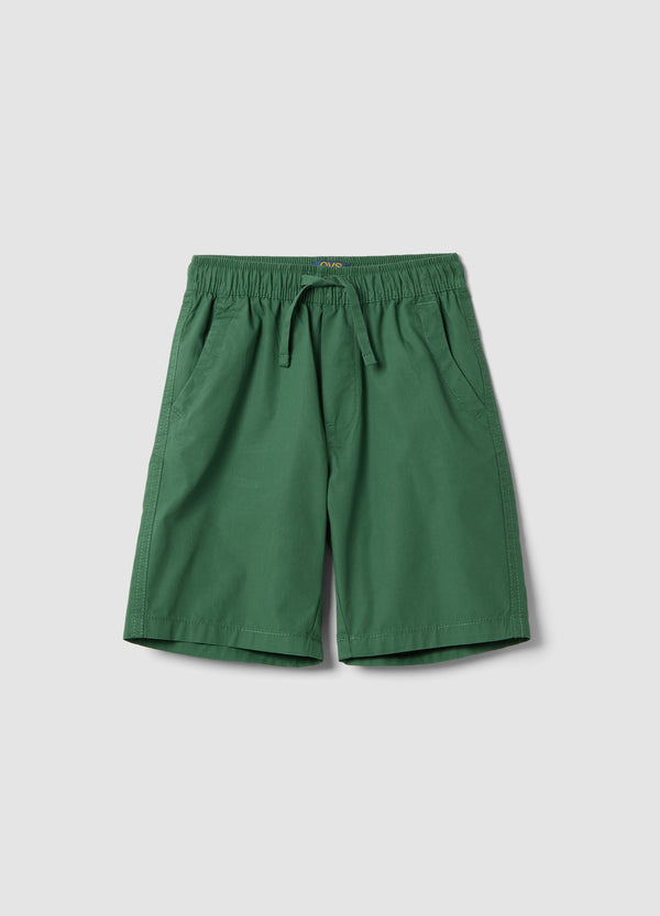 OVS Green Pure Cotton Regular Fit Children'S Shorts