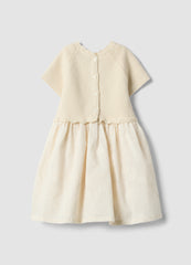 OVS Beige Dress In Pure Cotton With Buttons