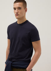 OVS Blue Pure Cotton Short-Sleeve T-Shirt