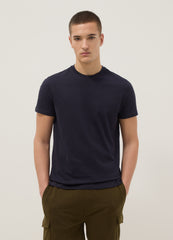 OVS Blue Pure Cotton Short-Sleeve T-Shirt