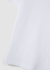 OVS Boys’ White Pure Cotton T-Shirt, Regular Fit