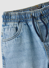 OVS Boys’ Blue Denim Shorts In Pure Cotton, Regular Fit