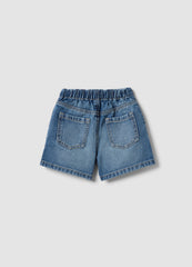 OVS Girls’ Blue Denim Shorts In Pure Cotton, Regular Fit