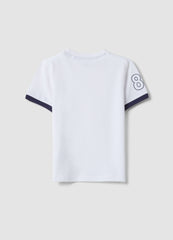 OVS Kids’ White Organic Cotton T-Shirt With Print