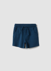 OVS Blue Pure Cotton Boys’ Shorts, Regular Fit