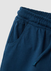 OVS Blue Pure Cotton Boys’ Shorts, Regular Fit