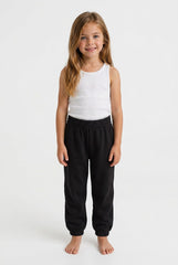 OVS Girls’ Black Pure Cotton Joggers, Regular Fit