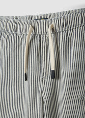 OVS Boys’ Regular-Fit Pure Cotton Multicolour Striped Cargo Shorts