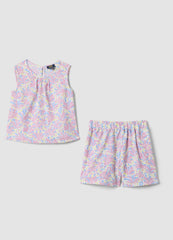 OVS Pink Stretch-Fabric Set With Top And Shorts