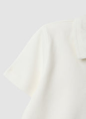 OVS White Stretch Cotton Polo Shirt For Boys