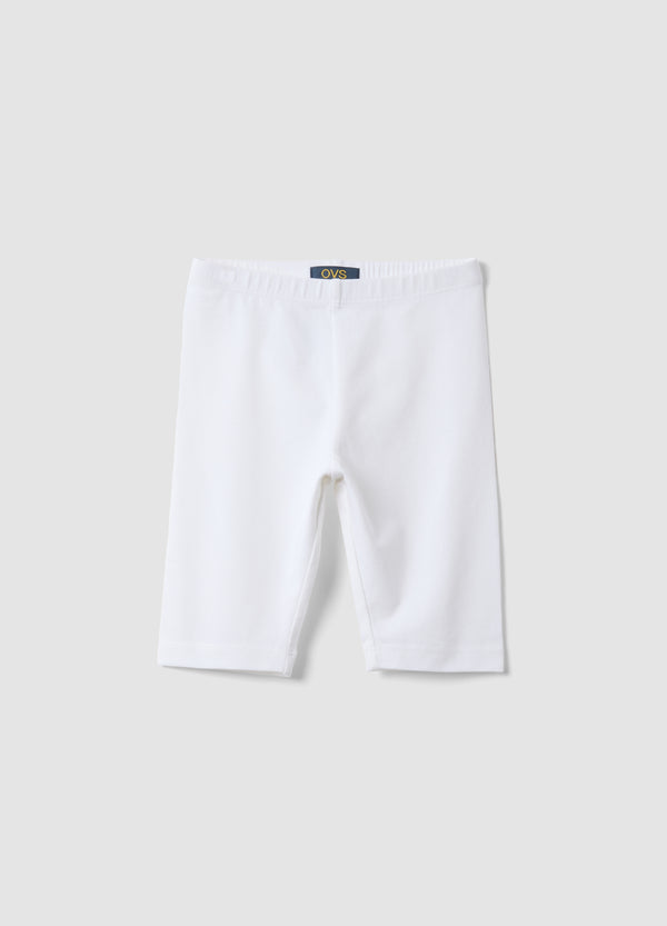 OVS White Organic Cotton Cycling Shorts