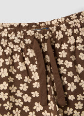 OVS Girls’ Multicolour Floral Shorts In Pure Organic Cotton, Regular Fit