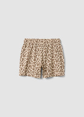 OVS Beige Pure Cotton Shorts With Heart Print