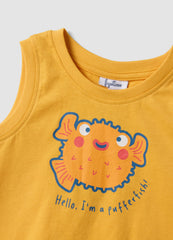OVS 2-Pack Yellow Pure Cotton Tank Tops