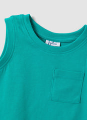 OVS 2-Pack Of Green Pure Cotton Tank Tops