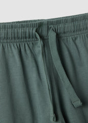 OVS Green Organic Cotton Shorts With Elasticated Waistband