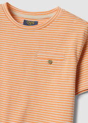 OVS Orange And Beige Cotton-Blend Set With T-Shirt And Shorts