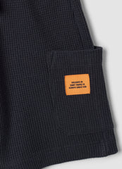 OVS Blue Cotton-Blend Set With Striped T-Shirt And Shorts