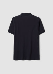 OVS Black Pure Cotton Piquã© Polo With Classic Collar, Regular Fit