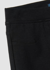 OVS Girls’ Black Slim-Fit Stretch Organic Cotton Treggings