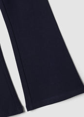 OVS Girls' Blue Flared Leggings In Stretchy Organic Cotton