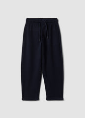 OVS Blue Stretch Viscose And Lyocell Regular-Fit Trousers For Boys