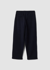 OVS Blue Stretch Viscose And Lyocell Regular-Fit Trousers For Boys