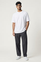 OVS White Pure-Cotton Crew-Neck T-Shirt In A Regular Fit