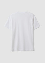 OVS White Pure-Cotton Crew-Neck T-Shirt In A Regular Fit