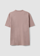 OVS Pink Pure Cotton Crew-Neck T-Shirt, Relaxed Fit