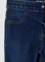 OVS Girls’ Blue Flared Jeans In Stretch Cotton And Viscose