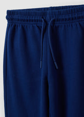 OVS Blue Regular-Fit Joggers In Pure Organic Cotton For Boys