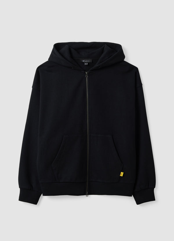 OVS Black Cropped Pure Cotton Hoodie With Oversized Fit
