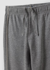 OVS Grey Organic Cotton Comfort-Fit Joggers For Boys