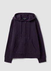 OVS Purple Cotton-Blend Hoodie, Regular Fit