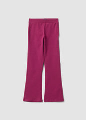 OVS Purple stretch cotton flared leggings for girls