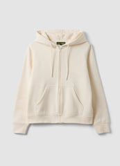 OVS White Cotton-Blend Regular-Fit Hoodie