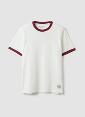 OVS White Crew-Neck Fitted T-Shirt In Pure Cotton