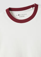 OVS White Crew-Neck Fitted T-Shirt In Pure Cotton