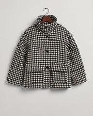 Gant Houndstooth Cropped Jacket