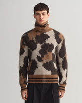 Gant Leopard Rollneck Sweater