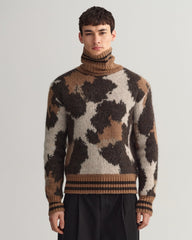 Gant Leopard Rollneck Sweater