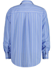 Gant Oversized Striped Poplin Shirt