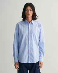 Gant Oversized Striped Poplin Shirt